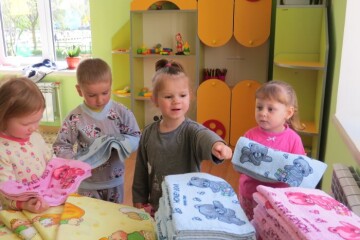Закуплено нову постільну білизну у ДНЗ