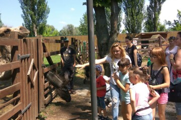 Дітки з особливими потребами відвідали «Луцький зоопарк»