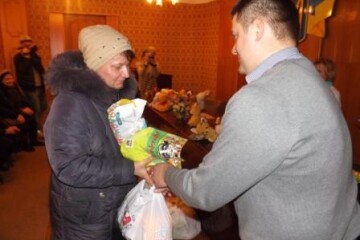 Багатодітні сім’ї отримали продуктові набори