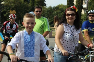 У місті відбувся масовий велопробіг «Колесо здоров’я»