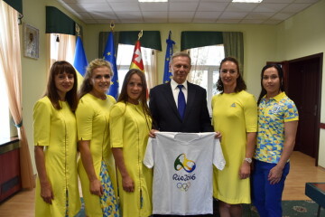 Міський голова Микола Романюк зустрівся з волинськими олімпійцями