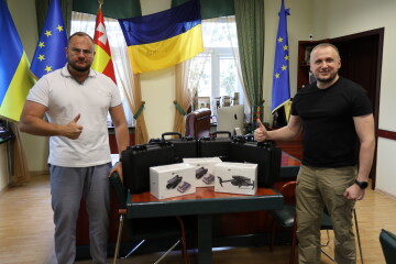 Луцька міська рада передала військовим квадрокоптери 
