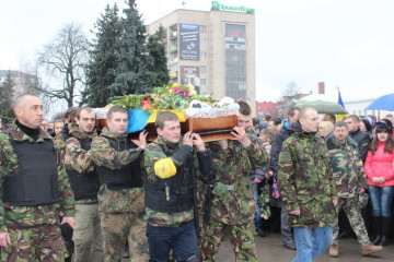 Луцьк попрощався із загиблими героями Євромайдану