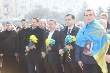 У Луцьку відбулася громадська панахида з нагоди пам'яті Великого Кобзаря