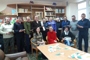 Працівники Луцького міського центру зайнятості побували у  Волинському обласному  госпіталі ветеранів війни 