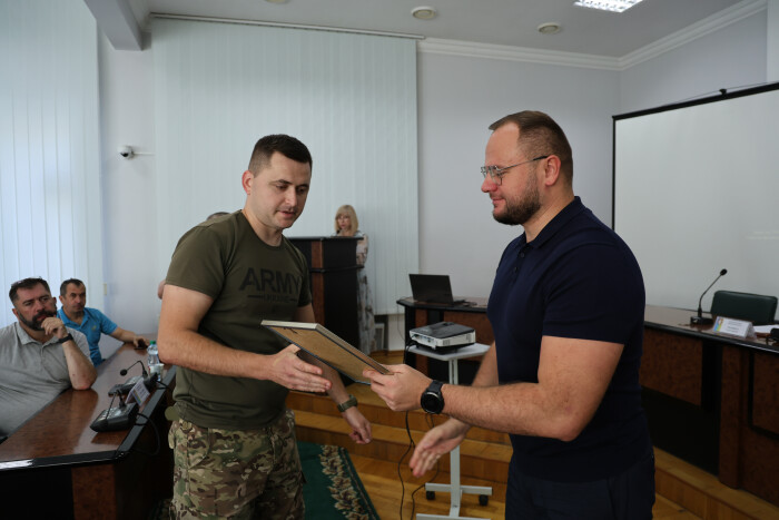 Міський голова Ігор Поліщук відзначив військовослужбовців сил протиповітряної оборони Збройних сил України