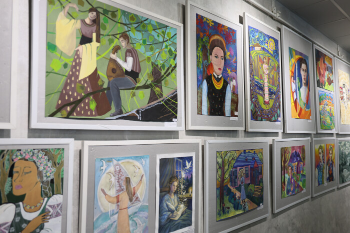 До 155-річчя Лесі Українки у художній школі відкрилася виставка учасників міжнародного конкурсу
