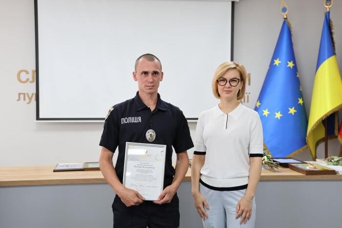 Секретар міської ради Катерина Шкльода взяла участь в урочистостях з нагоди 11-ї річниці створення Національної поліції України