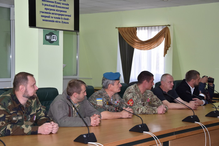 Міський голова Микола Романюк зустрівся з представниками ветеранських організацій України