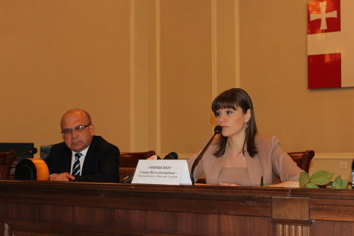 До Луцька завітала Міністр Кабінету Міністрів України Ганна Онищенко
