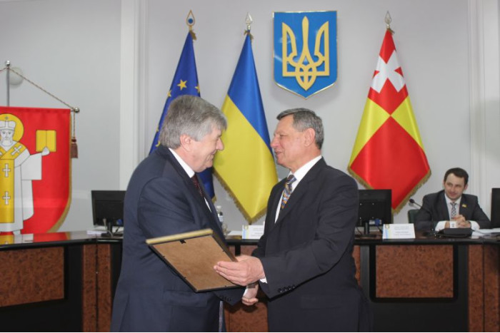 Депутата міської ради Юрія Корольчука привітали з ювілеєм