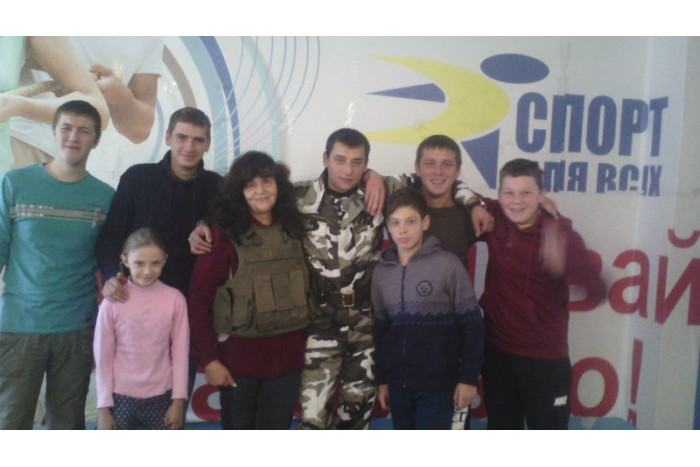 В гостях у спортивному клубі «Стріла» - воїн -захисник Андрій Мазнєв