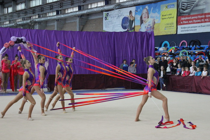 Сьогодні у Луцьку проходить чемпіонат України з художньої гімнастики