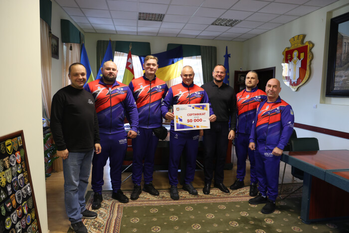 Міський голова Ігор Поліщук зустрівся з командою ветеранів VOLYN TRENVET