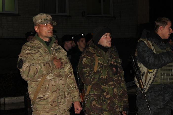 Бійці з Нацгвардії благополучно повернулися із зони АТО
