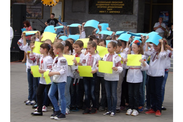 Відбувся флешмоб «Ми-майбутнє України»
