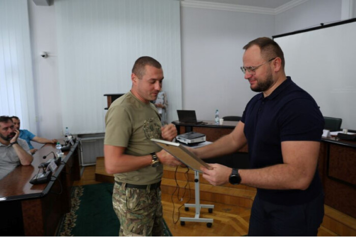Міський голова Ігор Поліщук відзначив військовослужбовців сил протиповітряної оборони Збройних сил України