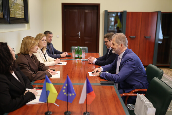 Секретар Луцької міської ради Катерина Шкльода зустрілась з Генеральним консулом Чеської Республіки у Львові Їржі Борцелом