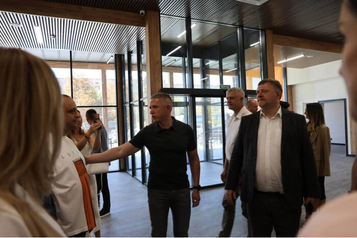 Перший заступник Голови Верховної Ради України Олександр Корнієнко оглянув готовність до відкриття Державного ветеранського простору в Луцьку