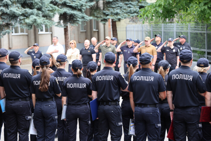 Катерина Шкльода привітала працівників поліції з нагоди 11-ї річниці Національної поліції України