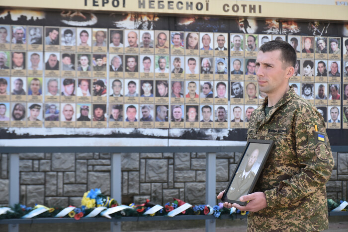 Лучани попрощались з головним сержантом бригади “Хартія” Олександром Ющенком