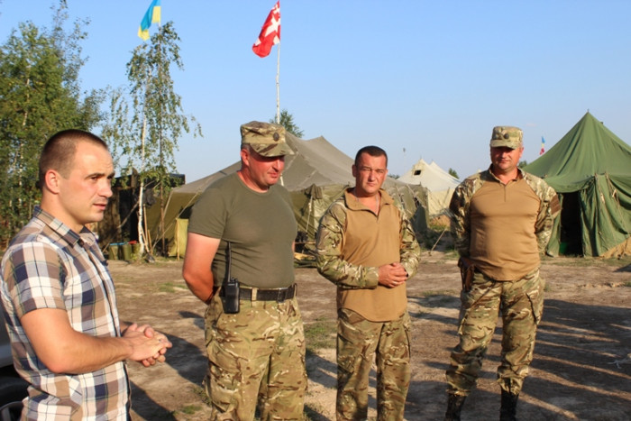 Бійцям І батальйону територіальної оборони вручили 80 бронежилетів