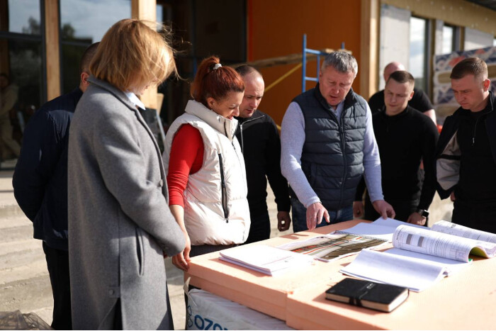 Міністерка у справах ветеранів України оглянула хід будівництва ветеранського простору в Луцьку