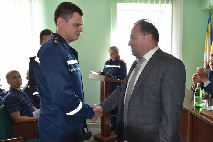 Виконувач повноважень міського голови Григорій Пустовіт взяв участь в урочистостях з нагоди Дня рятівника