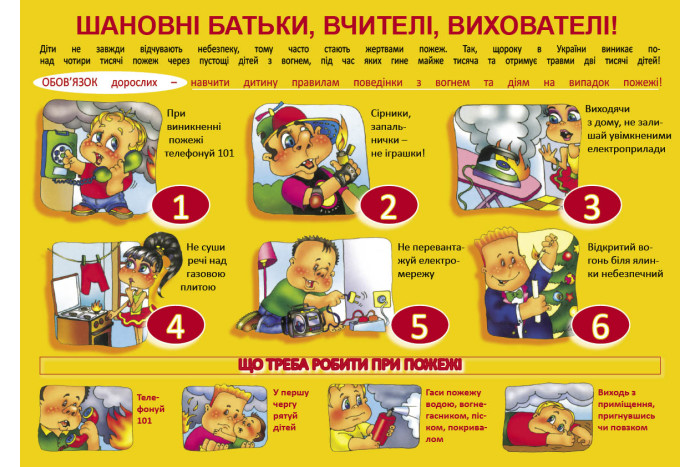 Шановні батьки! Не забувайте про безпеку вашої дитини!