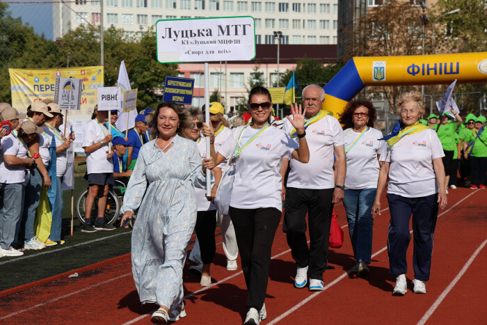 У Луцьку відбувся ІХ Міжнародний фестиваль літньої Сеньйоріади «Спорт для всіх заради здоров’я»