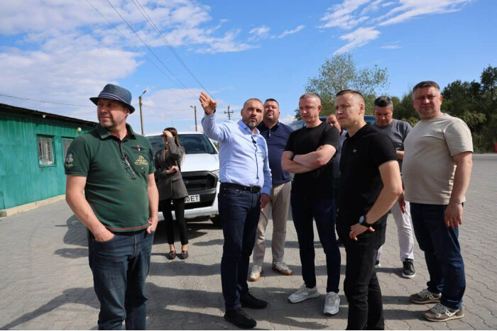 Секретар міської ради Андрій Разумовський та заступник міського голови Володимир Марценюк здійснили робочу поїздку на полігон твердих побутових відходів у селі Брище