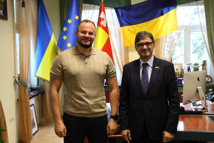 Луцький міський голова Ігор Поліщук зустрівся з Надзвичайним і Повноважним Послом Королівства Іспанії в Україні Рікардо Лопес-Аранда Хагу