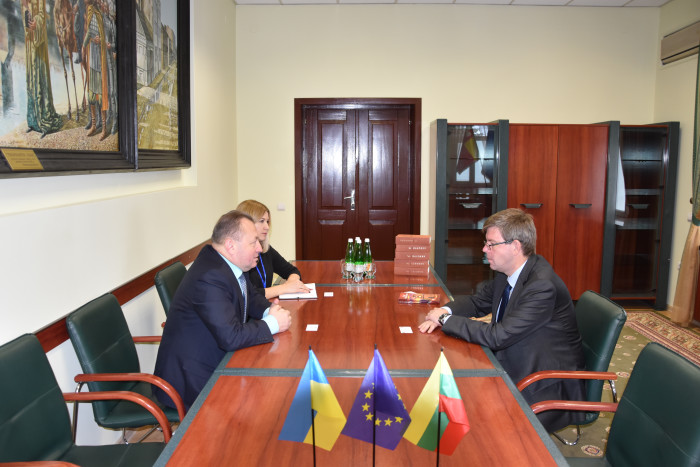 Секретар міської ради Григорій Пустовіт зустрівся з Надзвичайним і Повноважним Послом Литовської Республіки в Україні Марюсом Януконісом