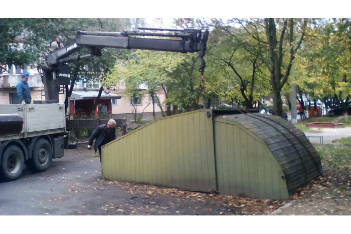 Муніципальна поліція проводить демонтажі незаконно розміщених споруд
